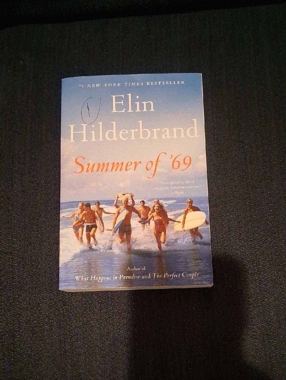 Elin Hilderbrand "Summer of '69" Paperback - Blue & Orange Cover